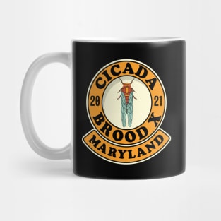 Cicada 2021 Brood X Maryland MD Mug